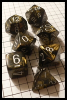 Dice : Dice - Dice Sets - Chessex Lustrous Gold Silver CHX27493 - Ebay Aug 2011